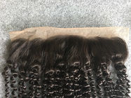 گره خورده گربه برزیلی 13x4 کراوات توری بافت موی سفت و محکم به مو
